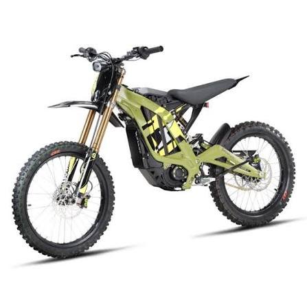 Surron electric dirt bike studio product shot